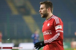 28.02.2016, Krakow, pilka nozna, Ekstraklasa, Wisla Krakow - Podbeskidzie Bielsko-Biala n/z Patryk Malecki