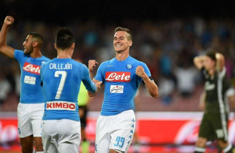 Pewne zwycięstwo Napoli. Nieskuteczny Milik, Zieliński z asystą [WIDEO]