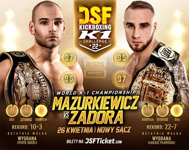 Starcie mistrzów na DSF Kickboxing Challenge 22: Droga Wojownika