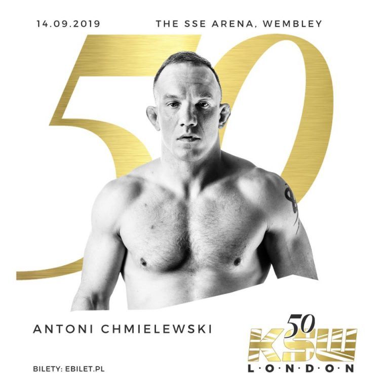 Antoni Chmielewski stoczy 50. walkę w karierze na KSW 50 w Londynie