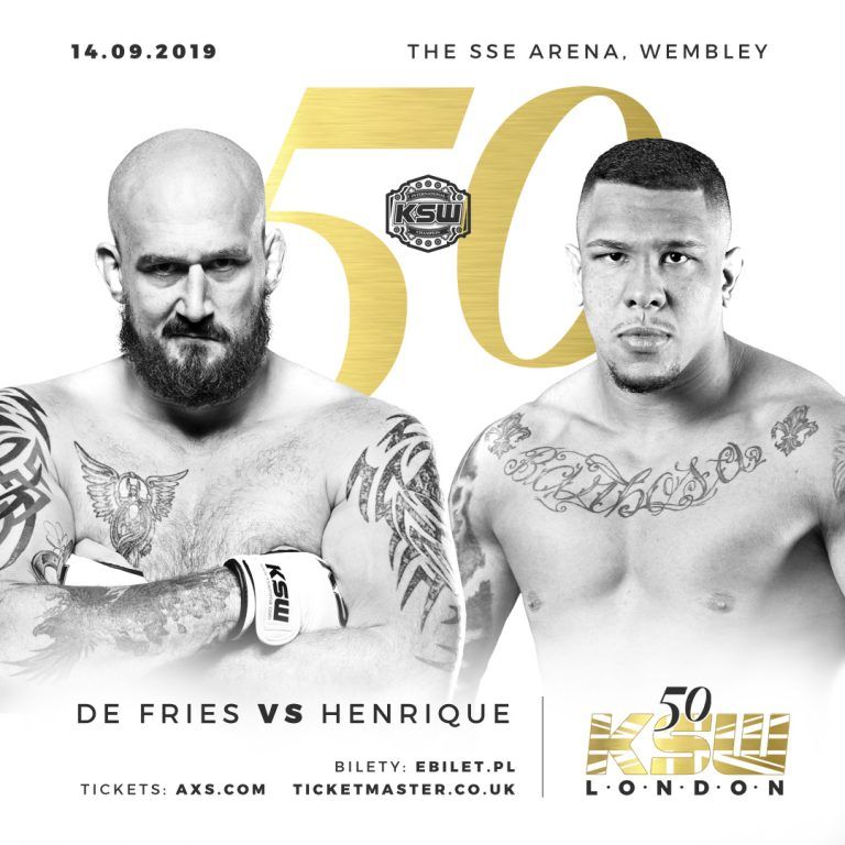 Luis Henrique zastąpi Damiana Grabowskiego w walce o pas wagi ciężkiej na KSW 50