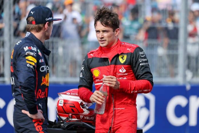 Leclerc, Verstappen, GP Miami