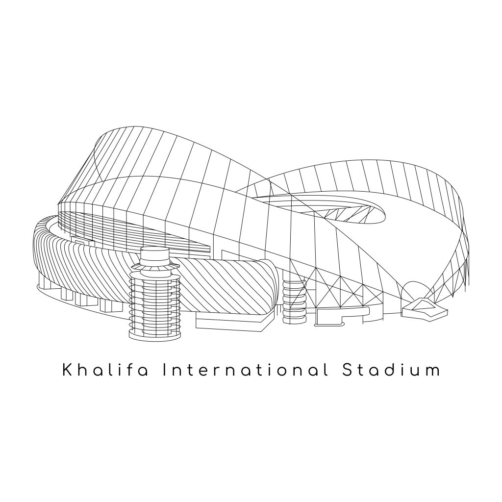 Khalifa International szkic