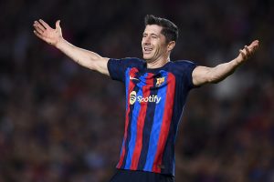 Lewandowski, FC Barcelona - Inter Mediolan