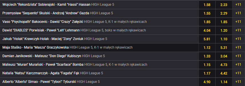 HIGH LEAGUE 5