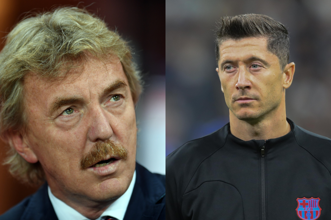 Zbigniew Boniek i Robert Lewandowski