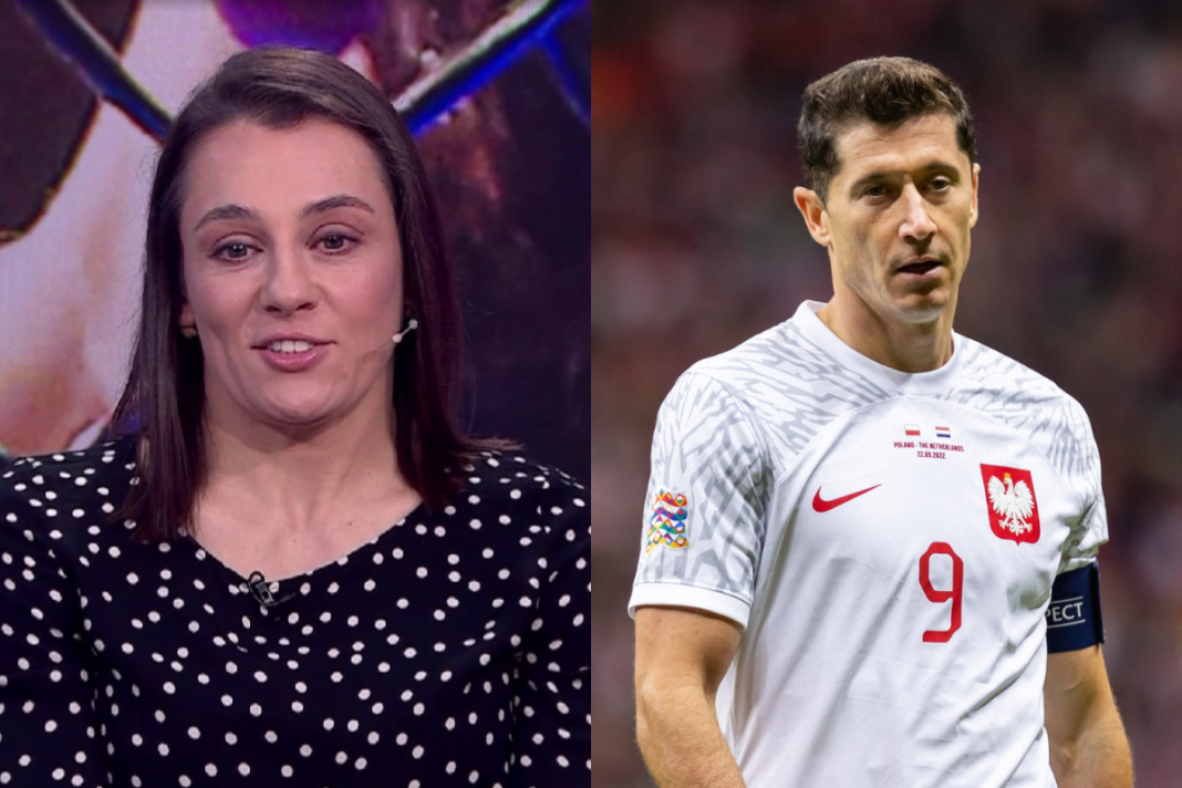 Ewa Piątkowska i Robert Lewandowski