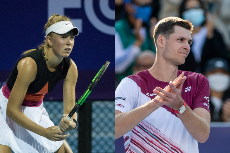 Magdalena Fręch i Hubert Hurkacz