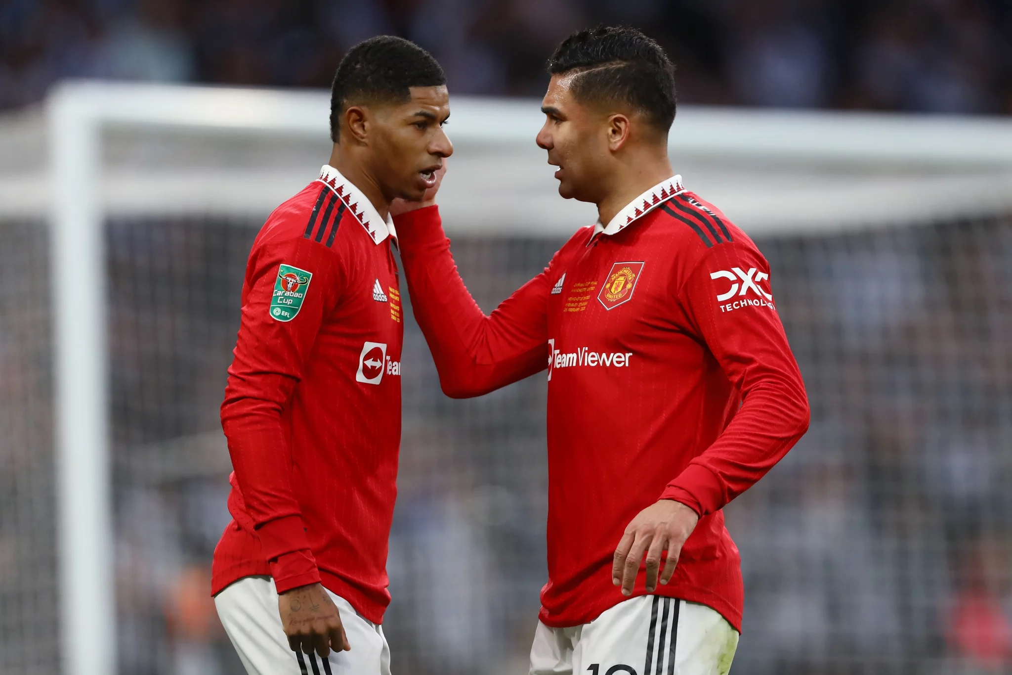 Rashford, Casemiro, Manchester United