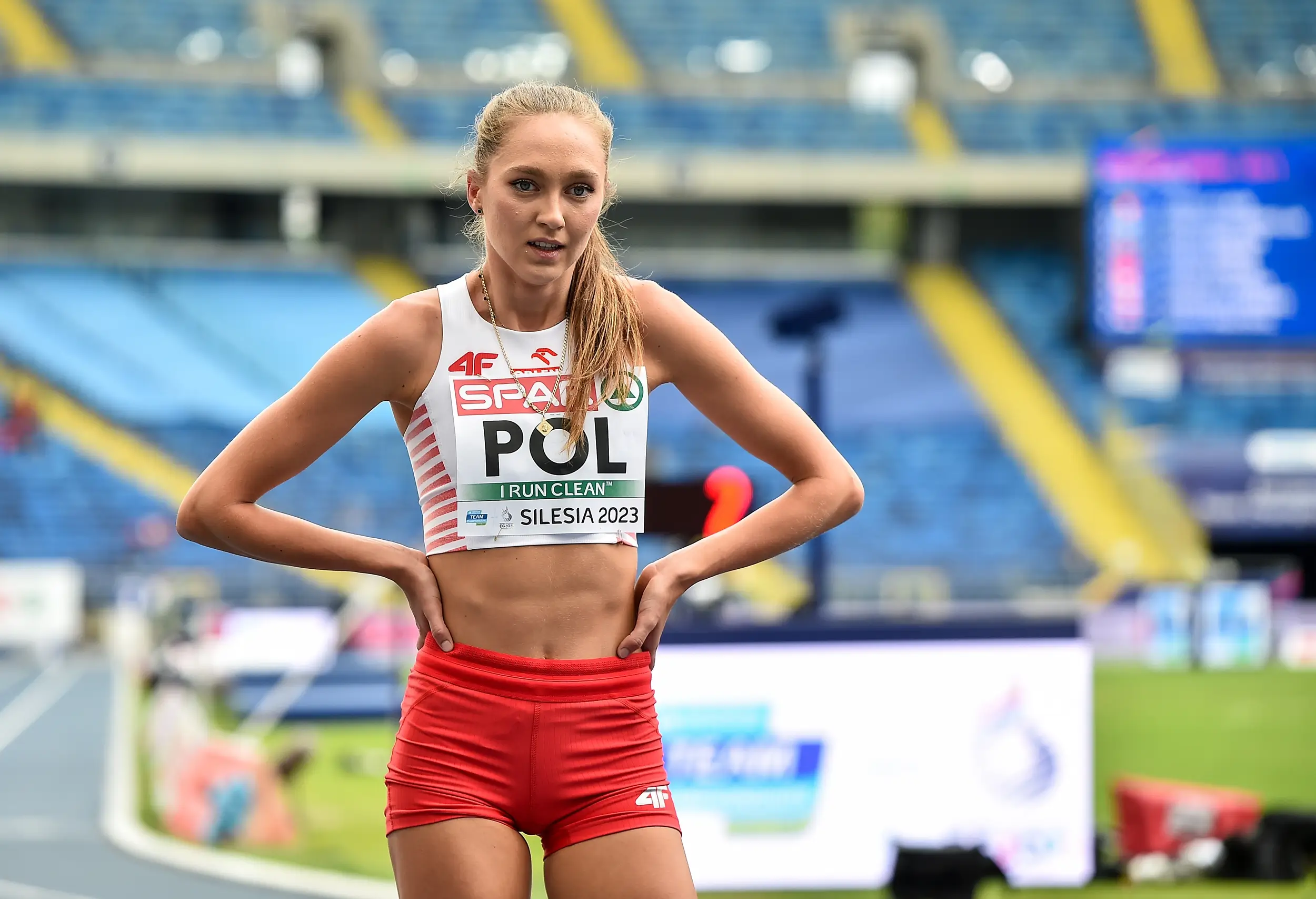 Budapest World Cup.  The Poles were eliminated in the qualifying rounds of the 800 meters