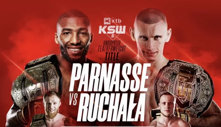 KSW 85: Parnasse – Ruchała (19.08): Gdzie oglądać? Transmisja i karta walk