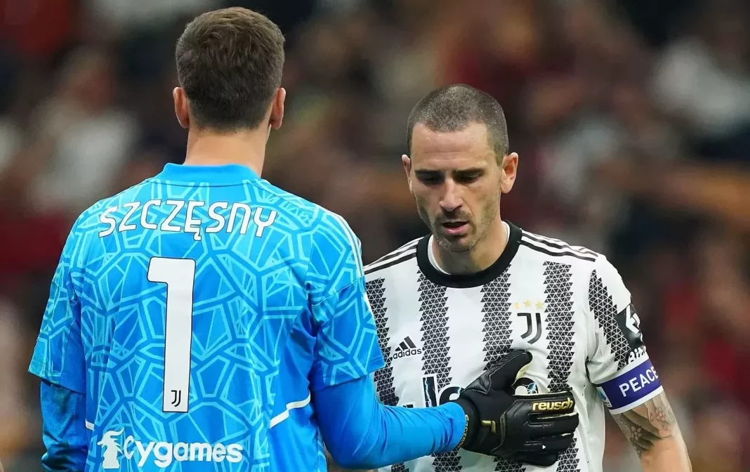 Szczęsny, Bonucci, Juventus