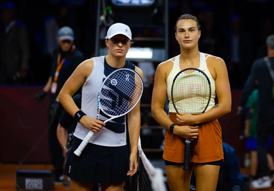Iga Świątek i Aryna Sabalenka