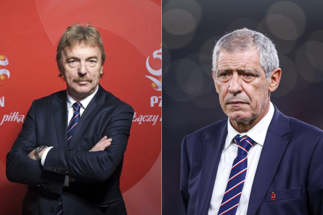 Zbigniew Boniek i Fernando Santos