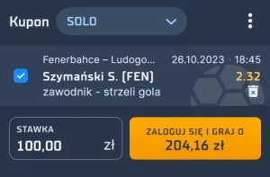 zakład na mecz Fenerbahce - Ludogorets