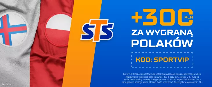 300 zł za wygraną Polaków w STS