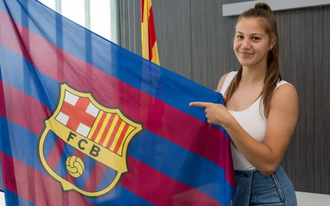 Emilia Szymczak, piłkarka FC Barcelony, zgłoszona do Ligi Mistrzów