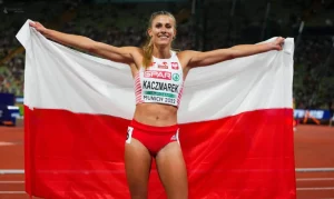 Natalia Kaczmarek po zwycięskim biegu