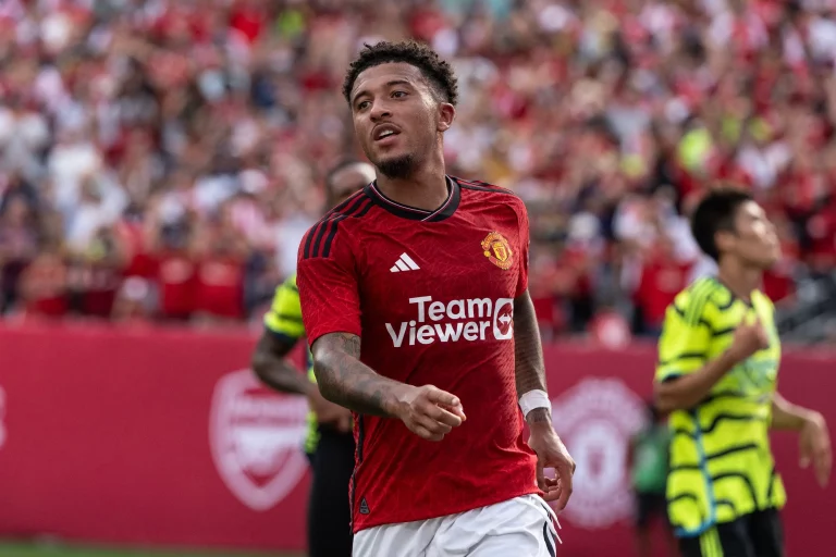 Jadon Sancho w barwach Manchesteru United