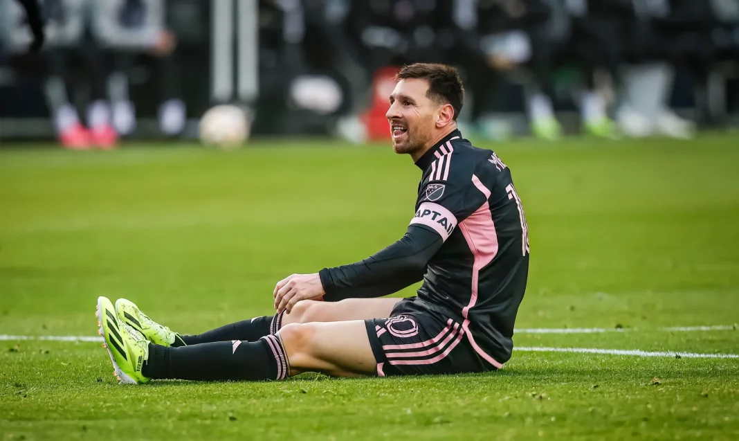 Leo Messi w przegranym meczu Interu Miami