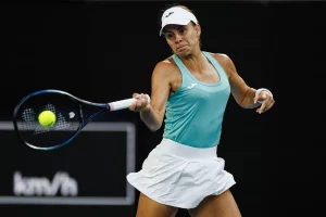 Magda Linette podczas Australian Open 2024