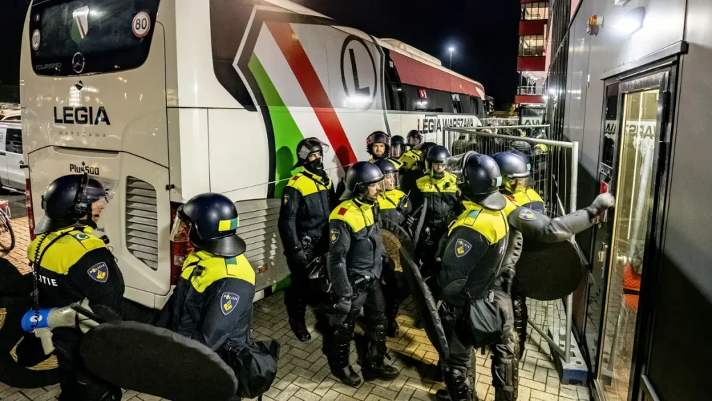 Incydent po meczu AZ Alkmaar - Legia Warszawa