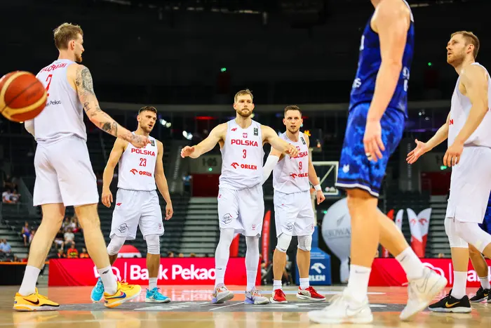 Reprezentacja Polski koszykarzy w meczu z Estonią