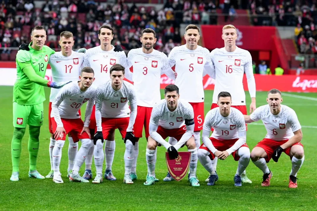 Reprezentacja Polski przed meczem z Łotwą